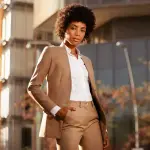 ISSOL - Chemise portefeuille cintrée asymétrique à manches longues